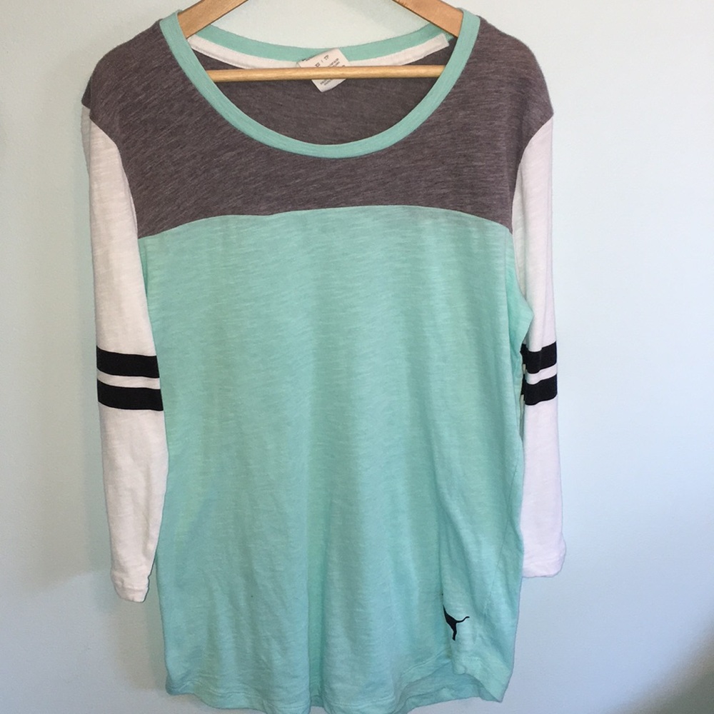 Victoria Secret Pink Quarter Sleeve Shirt